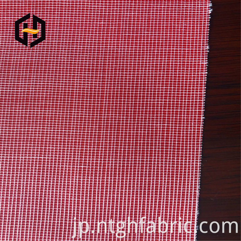 Leather backing Mesh Fabric 